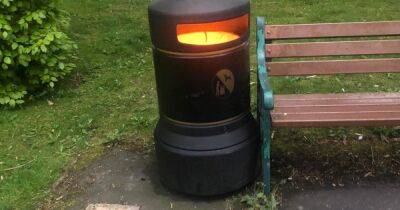 Disgust as youths caught setting fire to bins in Bury park - manchestereveningnews.co.uk