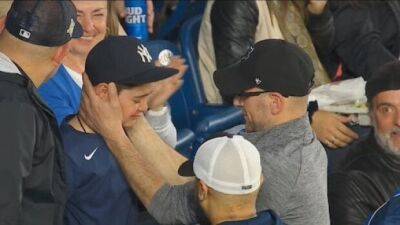 Young Yankees fan brought to tears after Blue Jays fan gifts him Aaron Judge home-run ball