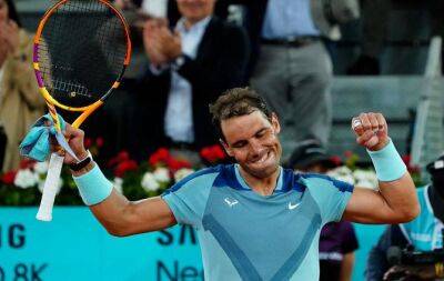 Nadal wins on return from injury in Madrid