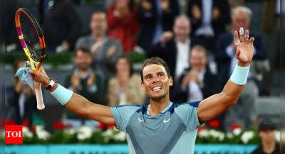 Rafael Nadal wins on return from injury in Madrid
