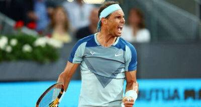 Rafael Nadal - Rafael Nadal 'miracle' hailed as Spaniard comes through Madrid Open clash unscathed - msn.com - France - Madrid - India