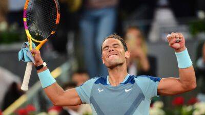 Rafael Nadal defeats Miomir Kecmanovic in straight sets on comeback from injury at Madrid Open