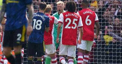 ‘Blown out of proportion’ – Arsenal ‘keeper Ramsdale lifts lid on celebration in front of Fernandes