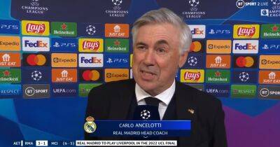 Carlo Ancelotti praises Man City and makes Real Madrid admission after Champions League comeback