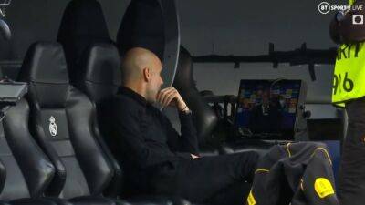 La reacción de Guardiola al ver lo que estaba diciendo Ancelotti en el prepartido que ya es TT