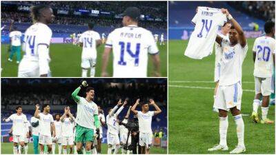 Ruben Dias - Karim Benzema - Real Madrid’s ‘A por la 14’ shirts - what do they mean? - givemesport.com - Manchester - France - Spain -  Paris -  Santiago