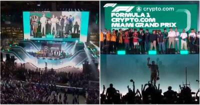 Lewis Hamilton - F1 fans are not happy with 'cringe' Miami GP opening ceremony - msn.com - Usa - county Miami - county Love