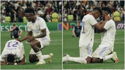 Rodrygo & Vinicius shared beautiful moment after Real Madrid 3-1 Man City