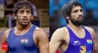 Brij Bhushan - Bajrang Punia, Ravi Dahiya not to get direct entry into finals of CWG and Asian Games selection trials - timesofindia.indiatimes.com - Mongolia - India -  New Delhi