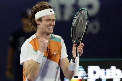 Rublev eases past Evans to reach last eight in Madrid