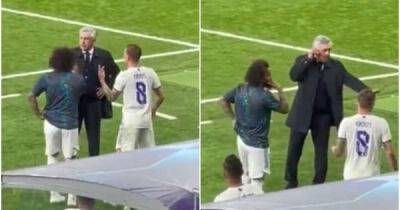 Footage shows how senior Real Madrid players helped Ancelotti mastermind comeback v City