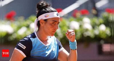 Jessica Pegula - Jabeur advances to first WTA 1000 final in Madrid in style - timesofindia.indiatimes.com - Russia - Switzerland - Usa - Tunisia - Madrid