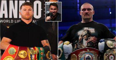 Anthony Joshua - Oleksandr Usyk - Eddie Hearn - Saul Alvarez - Saul 'Canelo' Alvarez opens door to fighting Oleksandr Usyk at heavyweight - givemesport.com - Mexico - Saudi Arabia