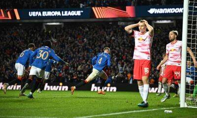 Rangers’ Lundstram strikes late to beat RB Leipzig to Europa League final