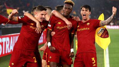Tammy Abraham goal fires Roma to win over Leicester and place in Europa Conference League final