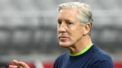 Coach Pete Carroll says he doesn't see Seattle Seahawks trading for a QB before start of 2022 season