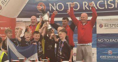 Cambusnethan kids' Blackpool Cup tears turn to joy with trophy triumph