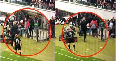 David Moyes red card: Clearer footage of West Ham manager kicking ball at ball boy