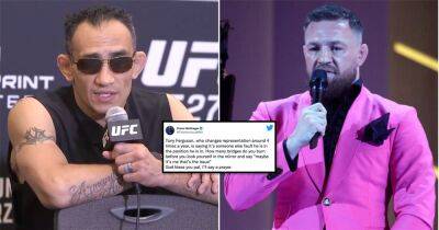 UFC 274: Conor McGregor's deleted tweet in response to Tony Ferguson