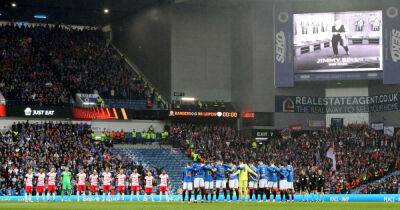 Soccer-Rangers pay tribute to late kitman Bell after Leipzig win