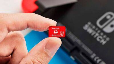 La tarjeta microSDXC de SanDisk para Nintendo Switch con 124.000 valoraciones en oferta - Showroom