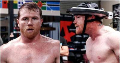 Canelo is looking absolutely massive for his light heavyweight fight with Dmitry Bivol