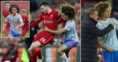 Ralf Rangnick - Gary Neville - Hannibal Mejbri - Alejandro Garnacho - Rangnick was left 'UNIMPRESSED' with Mejbri's display at Liverpool - msn.com - Manchester - Tunisia