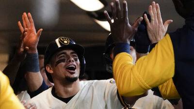 Willy Adames homers twice as Brewers pound lowly Reds