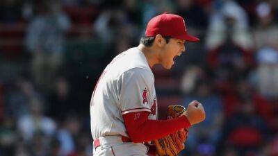 Ohtani's Fenway debut a success as Angels rout Red Sox