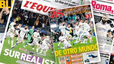 Europa se rinde al Real Madrid: las portadas deportivas tras la remontada