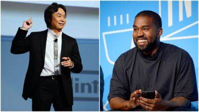 Kanye West makes bizarre gaming pitch to astonished Super Mario creator Shigeru Miyamoto