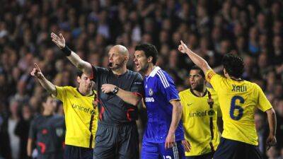 Champions Ovrebo admite que se equivocó en el Chelsea-Barça de 2009