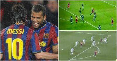 Lionel Messi & Dani Alves link up play at Barcelona was simply ridiculous