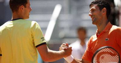 Tennis-Djokovic beats Hurkacz to reach semi-finals in Madrid