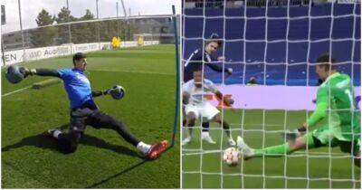 Real Madrid 3-1 Man City: Courtois posts training footage that helped Grealish save
