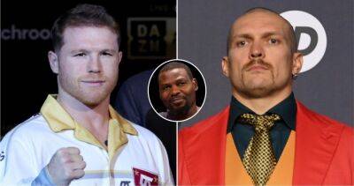 Oleksandr Usyk - Eddie Hearn - Floyd Mayweather - Canelo Alvarez - Dmitry Bivol - Saul Alvarez - Saul 'Canelo' Alvarez could beat Oleksandr Usyk at catchweight according to Hasim Rahman - givemesport.com - Russia - Mexico -  Las Vegas