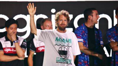 'First Grand Prix under water' - Sebastian Vettel makes climate stand protest at Miami Grand Prix
