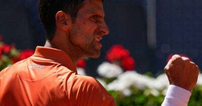 Djokovic into Madrid semi-finals | Nadal knocked out by Alcaraz