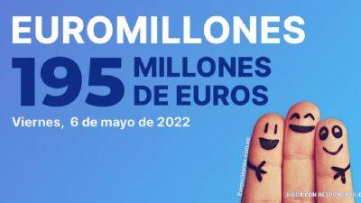 Euromillones: comprobar los resultados del sorteo de hoy, viernes 6 de mayo