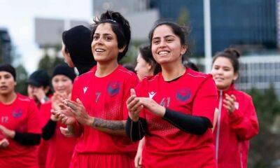 ‘The best day’: Afghan women’s football team find back of the net and rediscover joy