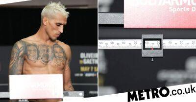 Justin Gaethje - Charles Oliveira - Justin Gaethje slams ‘BS’ excuses as Charles Oliveira is stripped of UFC lightweight title after failing to make weight - metro.co.uk - Brazil