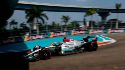 Russell puts Mercedes back on top in Miami practice