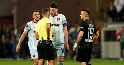 West Ham news: David Moyes says there's 'not a chance' he'll punish Declan Rice for ref comments