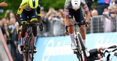 Richard Carapaz - Caleb Ewan - Giro d'Italia 2022 stage 1 highlights - Video - msn.com - Hungary - Bahrain -  Budapest