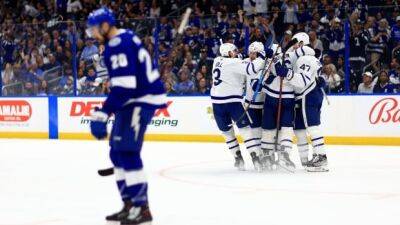 Jack Campbell - Mitch Marner - Andrei Vasilevskiy - Morgan Rielly - Ondrej Palat - Maple Leafs jump on Lightning early in Game 3, remain perfect when Kampf scores - cbc.ca - county Bay