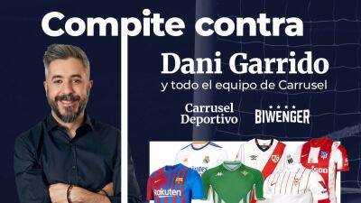 ¡Gana la camiseta de tu equipo compitiendo contra Dani Garrido en Biwenger!