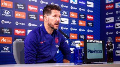 Simeone: "Respetamos al Madrid pero más por nuestra gente" - en.as.com - Santander