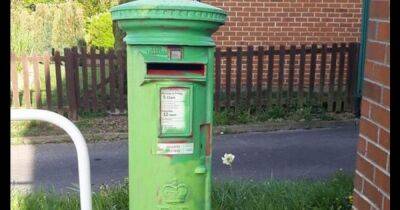 Confusion after post boxes painted bright green over iconic red - manchestereveningnews.co.uk - Britain - Ireland