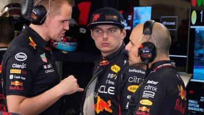 Max Verstappen spins off as Red Bull team-mate Sergio Perez tops Miami practice
