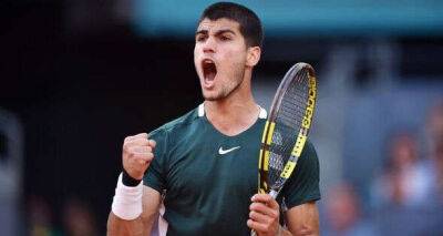 Carlos Alcaraz beats Novak Djokovic day after Rafael Nadal victory at Madrid Open